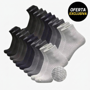 Meias em fibra de bambu (conjunto de 6)